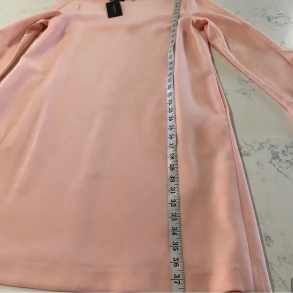 NEW Lafayette148 New York pink Emory Ruffle Cuff dress - Picture 14 of 15